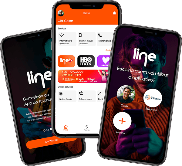 Tela do Super App do Assinante para provedores ISP